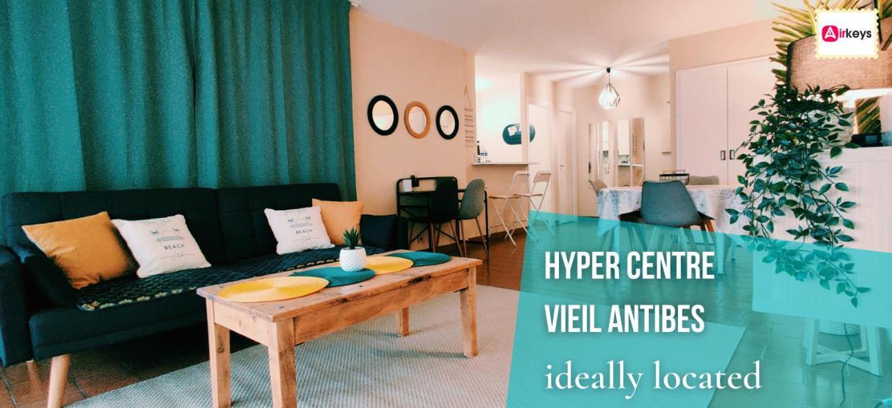 Grand Studio Azur Avec Terrasse - Vieil Antibes Ngoại thất bức ảnh